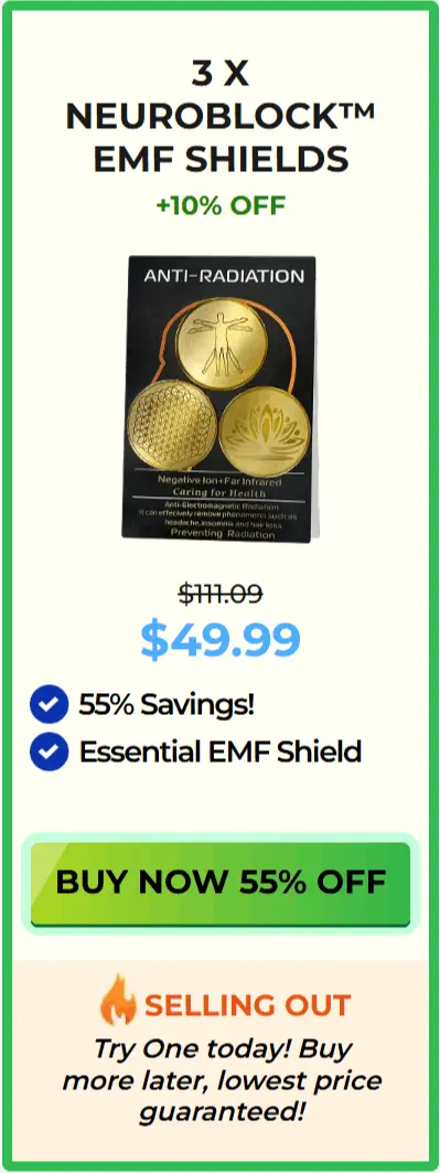 NeuroBlock EMF Shields price 